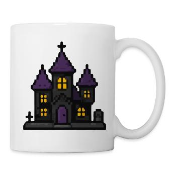 Purpurnacht-Spukhaus - Tasse - Weiß - Rechts