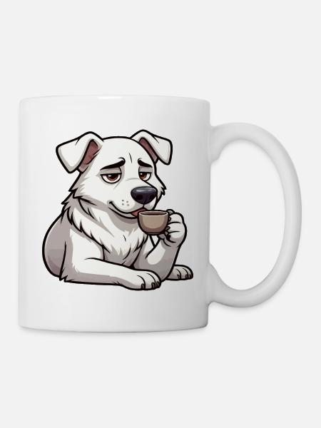 Weißer Schäferhund Schäferhund Schäferhunde - Tasse - Weiß