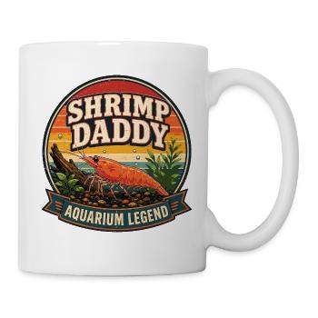 Shrimp Daddy Aquarium Legend - Tasse - Weiß - Rechts