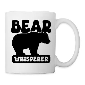 Bär Flüsterer - Tasse - Weiß - Rechts