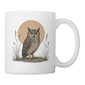 Eule - Tasse - Weiß - Rechts