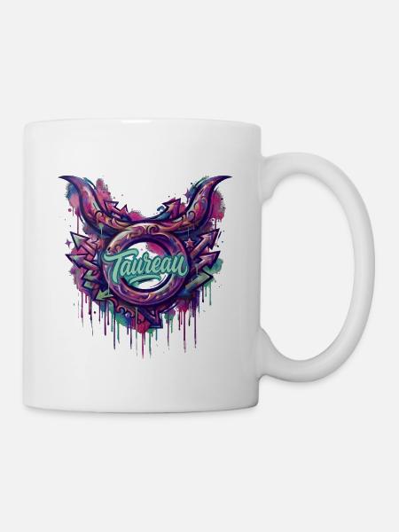 Street Bull - Tasse - Weiß