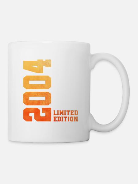 22. Geburtstag limited edition 2004 jahrgang 2004 - Tasse - Weiß