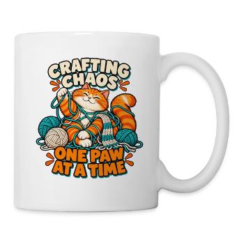 Chaos erschaffen - Tasse - Weiß - Rechts