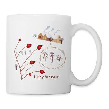 Cozy Winter - Tasse - Weiß - Rechts