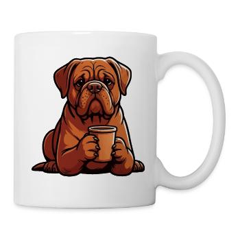 Bordeaux Dogge Bordeauxs Bordeaux Doggen besitzer - Tasse - Weiß - Rechts