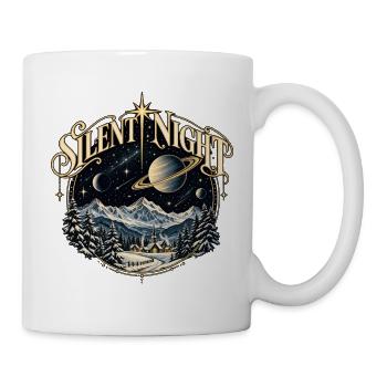 Silent Night - Saturn and Stars - Tasse - Weiß - Rechts