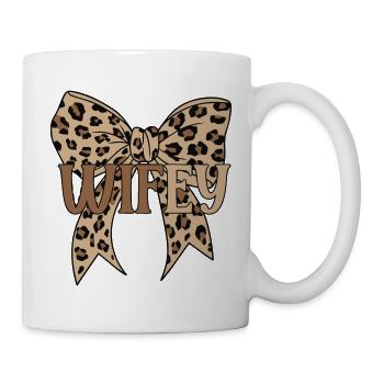 Wifey – Ehefrau & Liebe | Geschenkidee - Tasse - Weiß - Rechts