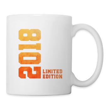 8. Geburtstag limited edition 2018 jahrgang 2018 - Tasse - Weiß - Rechts