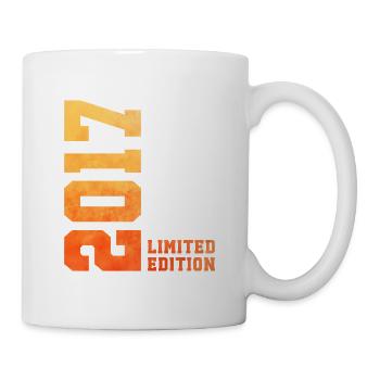 9. Geburtstag limited edition 2017 jahrgang 2017 - Tasse - Weiß - Rechts