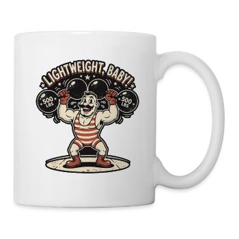 Oldschool Barbell Club - Tasse - Weiß - Rechts