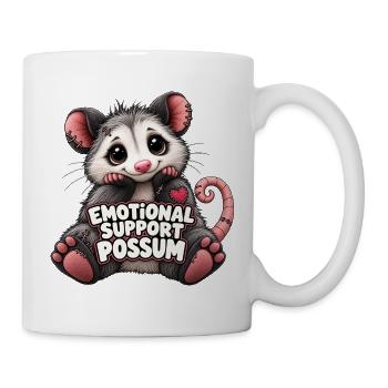 Emotional Support Possum - Tasse - Weiß - Rechts