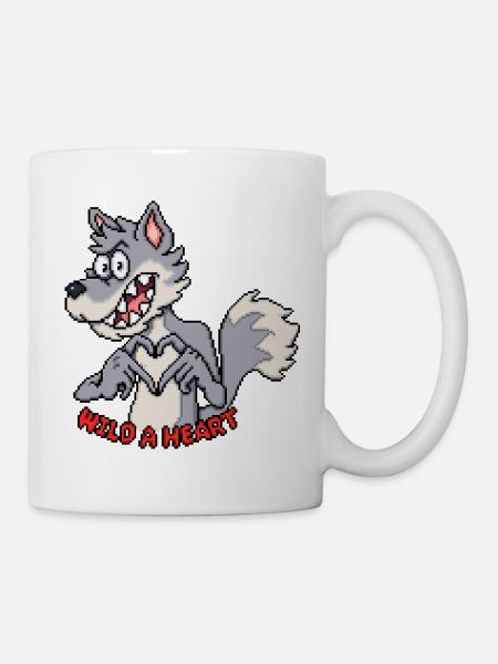 Wild A Heart - Tasse - Weiß