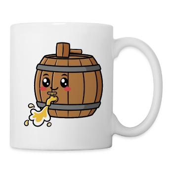 O'zapft is – Bierfass Wiesen Bierfest - Tasse - Weiß - Rechts