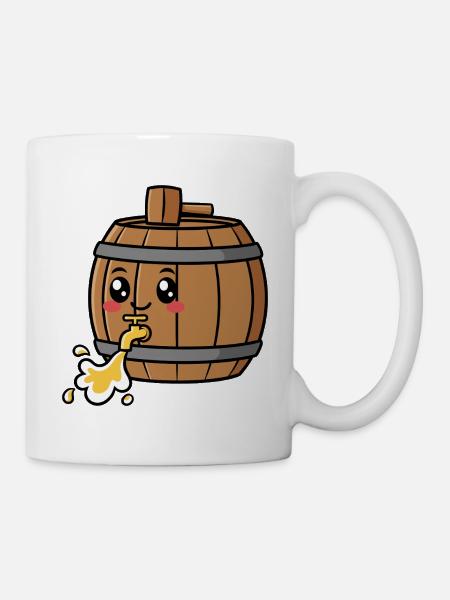 O'zapft is – Bierfass Wiesen Bierfest - Tasse - Weiß