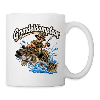 Grundeldompteur - Tasse - Weiß - Rechts