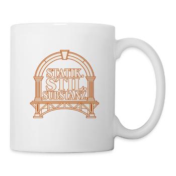 Statik Stil Substanz - Architektur und Ingenieurba - Tasse - Weiß - Rechts