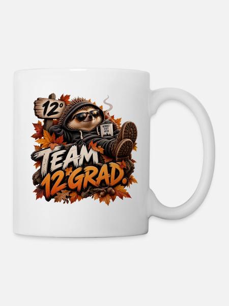 Team 12 Grad - Tasse - Weiß
