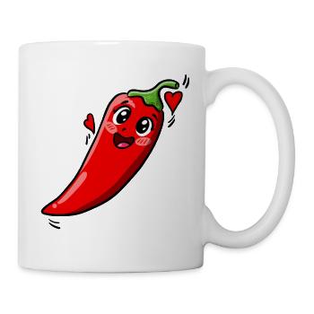 Chili_Pepper - Tasse - Weiß - Rechts