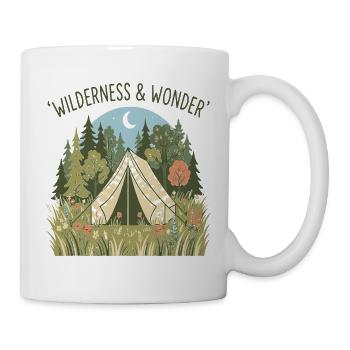 Wilderness & Wonder Zeltidylle im Wald - Tasse - Weiß - Rechts
