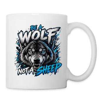 SeiWOLF - KeinSchaf - Tasse - Weiß - Rechts
