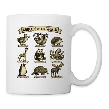 Tierische Wortspiele - Tasse - Weiß - Rechts