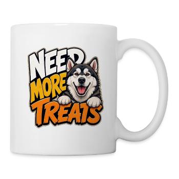Alaskan Malamute - Tasse - Weiß - Rechts