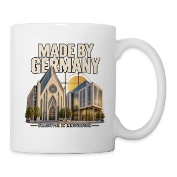 Made by Germany: Tradition trifft Innovation - Tasse - Weiß - Rechts