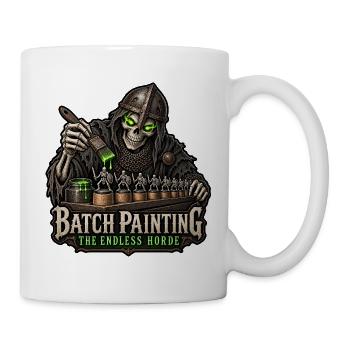 Batch Painting – The Endless Horde Skelett - Tasse - Weiß - Rechts