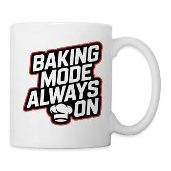 1. Lustiger Back Spruch für Hobbybäcker - Tasse - Weiß - Rechts