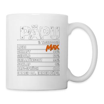 Päpu Dosis: Päpu Liebe XXL - Tasse - Weiß - Rechts