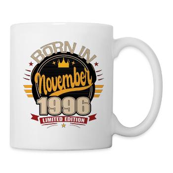 Born_in_November_1996 - Klassisches Vintage-T-Shirt - Tasse - Weiß - Rechts