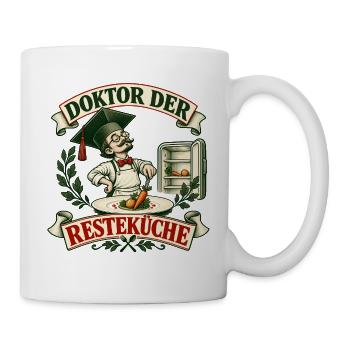 Doktor Resteküche - Tasse - Weiß - Rechts