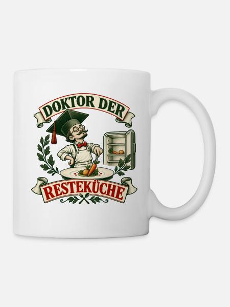 Doktor Resteküche - Tasse - Weiß