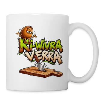 Kiwi vra verra humorfrucht - Tasse - Weiß - Rechts