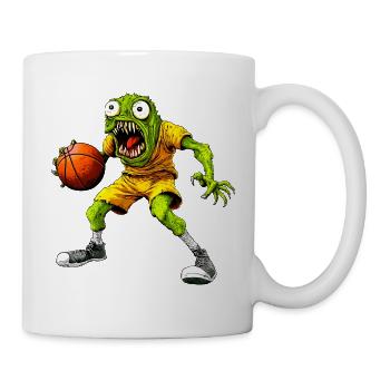 Monster Basketball / Bball Crinche - Tasse - Weiß - Rechts