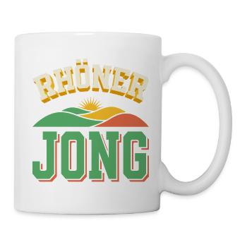 Rhöner Jong - Rhön Heimat Berge Retro - Tasse - Weiß - Rechts