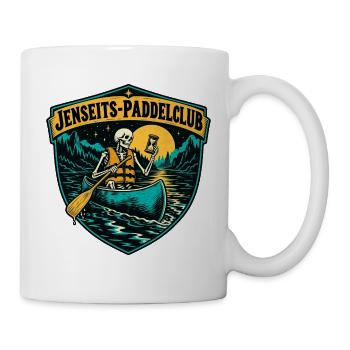 Jenseits-Paddelclub - Tasse - Weiß - Rechts