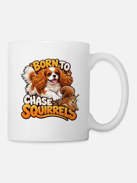 Kavallerier King Charles Spaniel - Tasse - Weiß