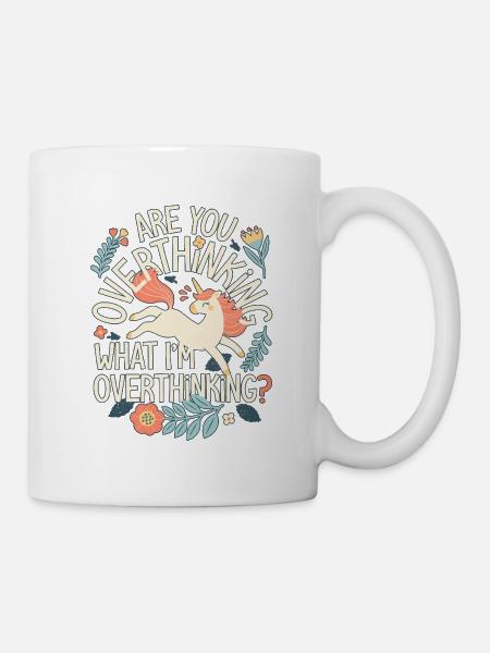 Gedankenkarussell - Tasse - Weiß