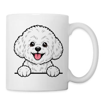 Bichon Frise - Tasse - Weiß - Rechts