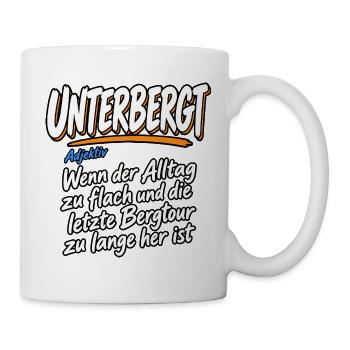 Unterberg Bergabenteuer Sehnsucht Alpen Wandern - Tasse - Weiß - Rechts