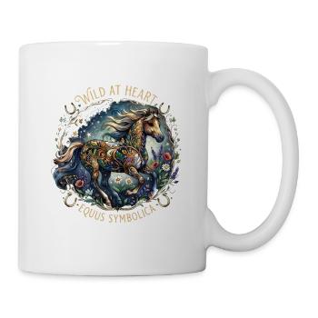 Wildes Pferd, WILD ET HEART - Tasse - Weiß - Rechts