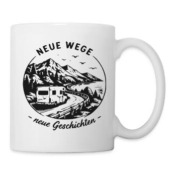 Neue Wege Roadtrip Natur - Tasse - Weiß - Rechts