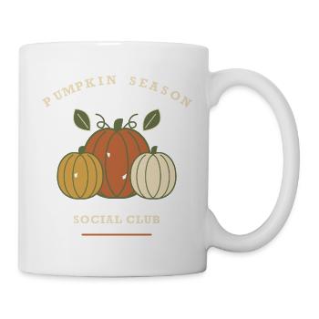 Pumpkin Season Social Club - Tasse - Weiß - Rechts