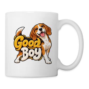 Beagle - Tasse - Weiß - Rechts