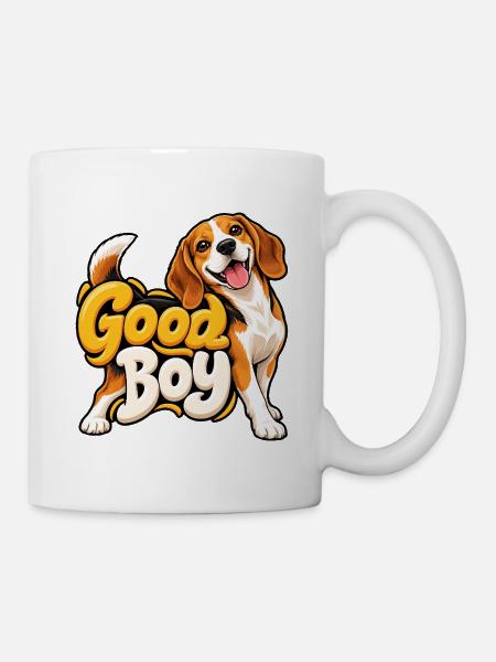 Beagle - Tasse - Weiß