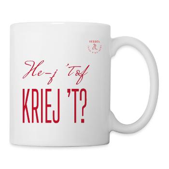 He-j 't oder 't het? – Twenter Dialekt - Tasse - Weiß - Rechts