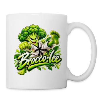 Brocco-Lee Karate Kraft - Tasse - Weiß - Rechts