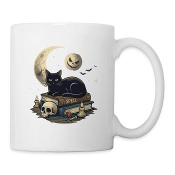 Cat Noir und die verzauberten Bücher - Tasse - Weiß - Rechts